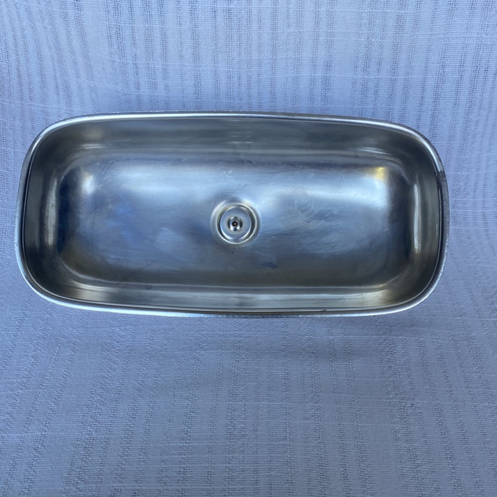 Vintage butter dish (probably silver plated) - Picture 8 of 9